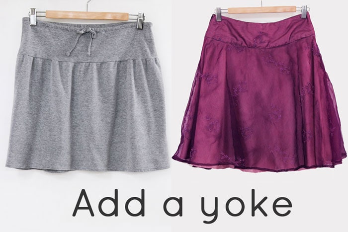 Yoked skirts - How to makae a skirt pattern - draft a skirt block or skirt sloper