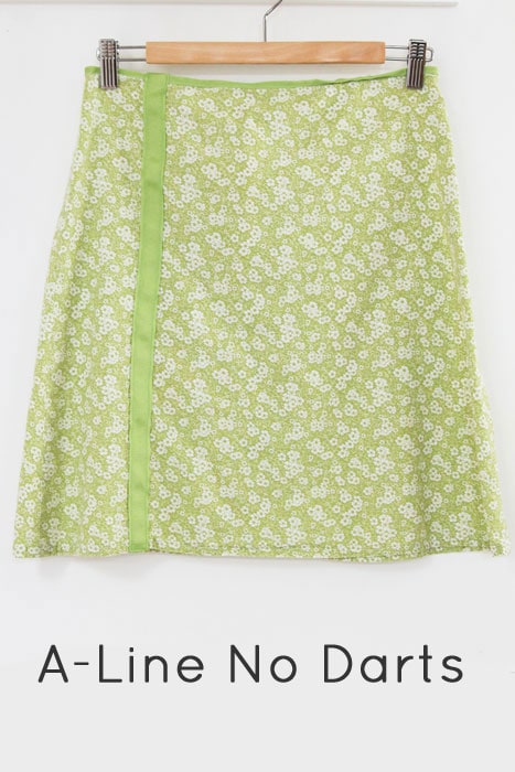 Dartless A-line skirt - How to makae a skirt pattern - draft a skirt block or skirt sloper