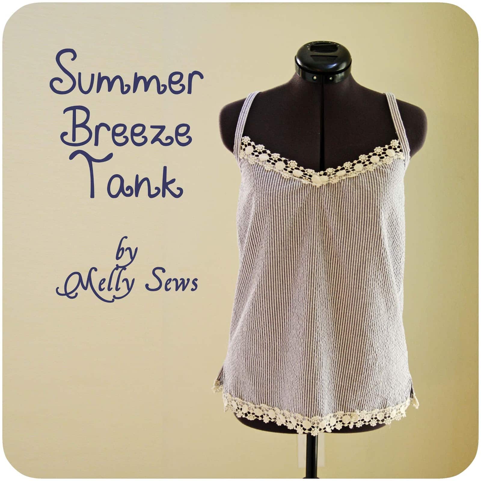 Sew a Camisole - Summer Breeze Tank Tutorial - Melly Sews