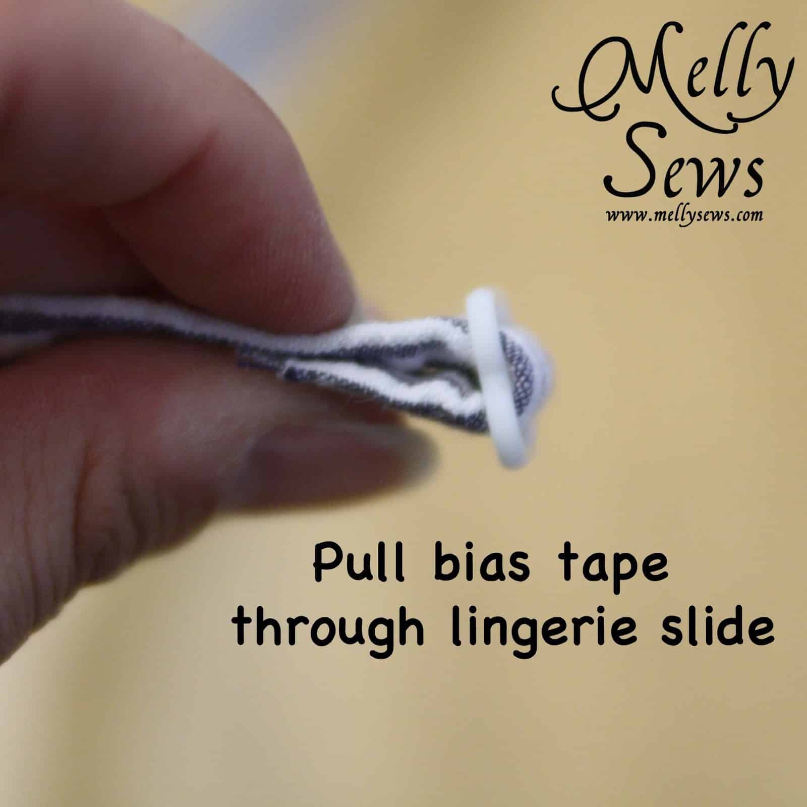 How to Sew Adjustable Straps - Melly Sews