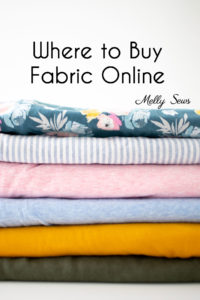 Where to Buy Fabric Online - my favorite stores and what I buy at each.
