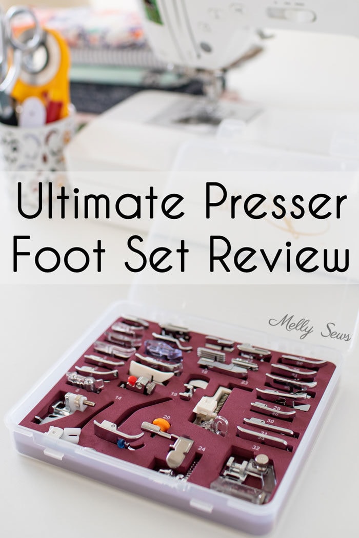 Ultimate Presser Foot Set Review - Box of 32 sewing presser feet by Madame Sew