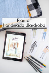 Use the Curated Closet book to plan a wardrobe of handmades you'll wear