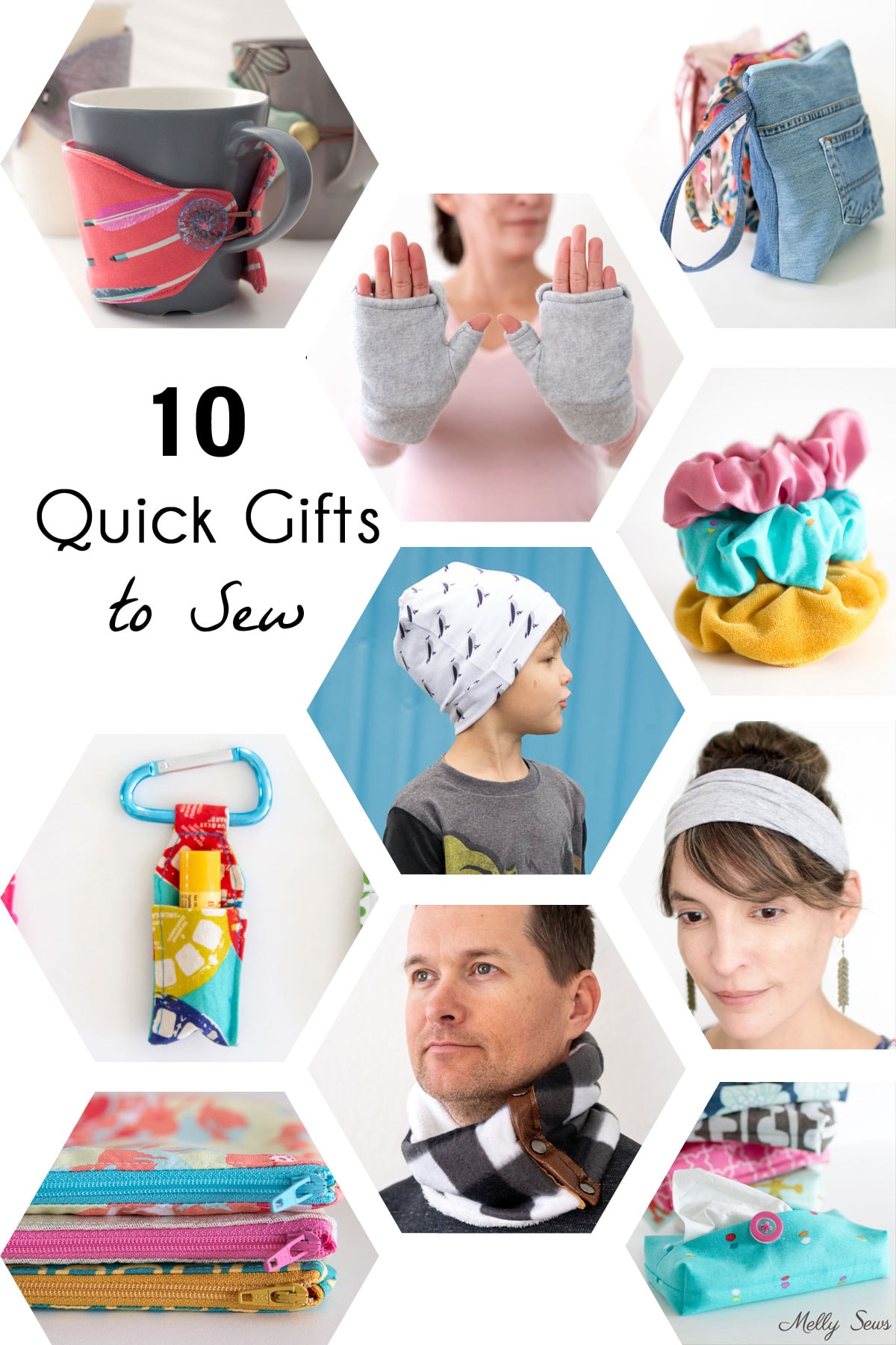 Gifts to Sew - 10 Quick Makes - Melly Sews
