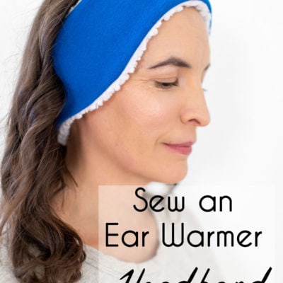 DIY Ear Warmer Headband to Sew with a free pattern