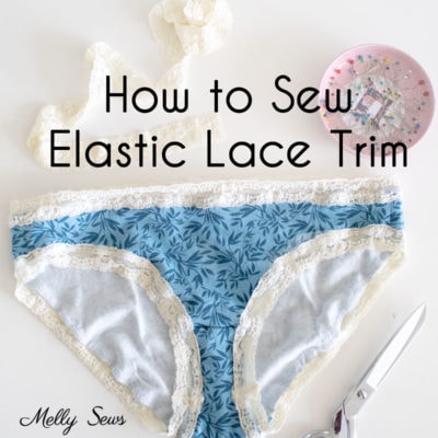 How to Sew Elastic Lace Trim