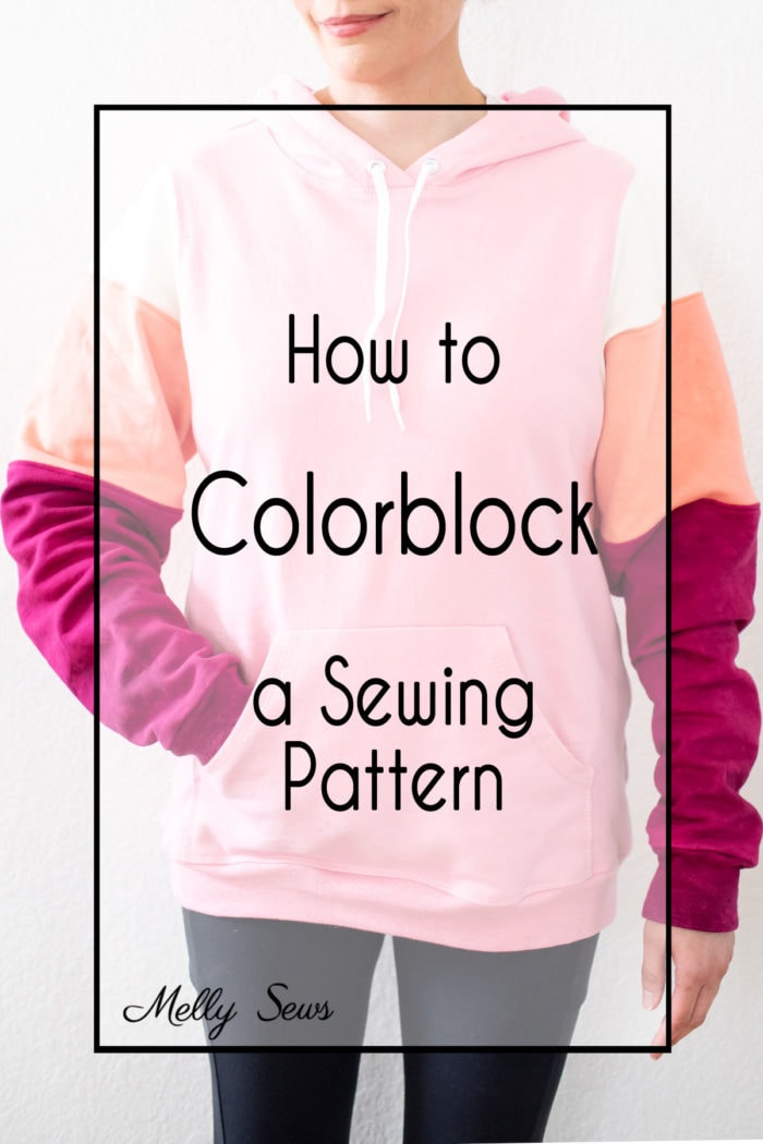 How to Colorblock a Sewing Pattern Hack