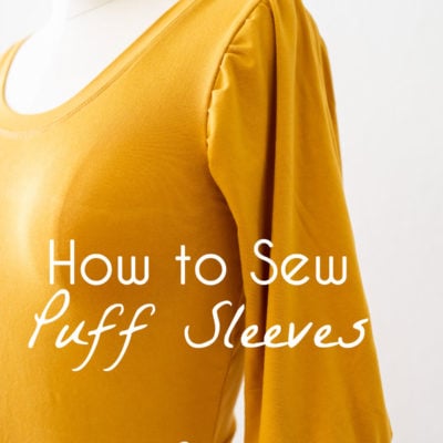 How To Sew A Puff Sleeve (Free DIY Video Tutorial)