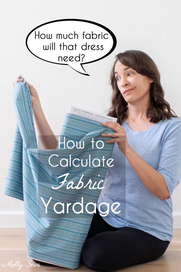 How Much Fabric to Buy - learn to calculate fabric yardage for a sewing project