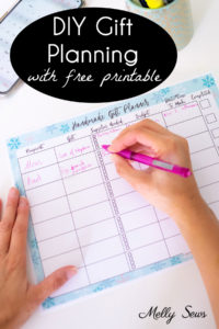 Free printable planner for DIY Gift Ideas to make sure your Christmas gifts get made