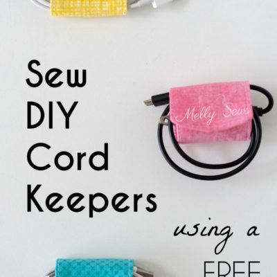DIY Cord Keepers – A Cute Scrap Fabric Sewing Project