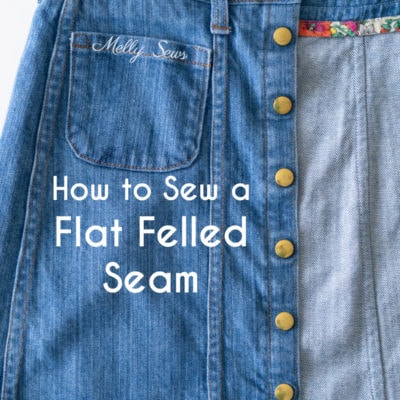 Step by Step Illustrated Guide to Sewing a Flat Felled Seam