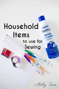 5 Household Items to us as Sewing Tools