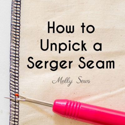 How To Remove Serger Stitches the Easy and Fast Way