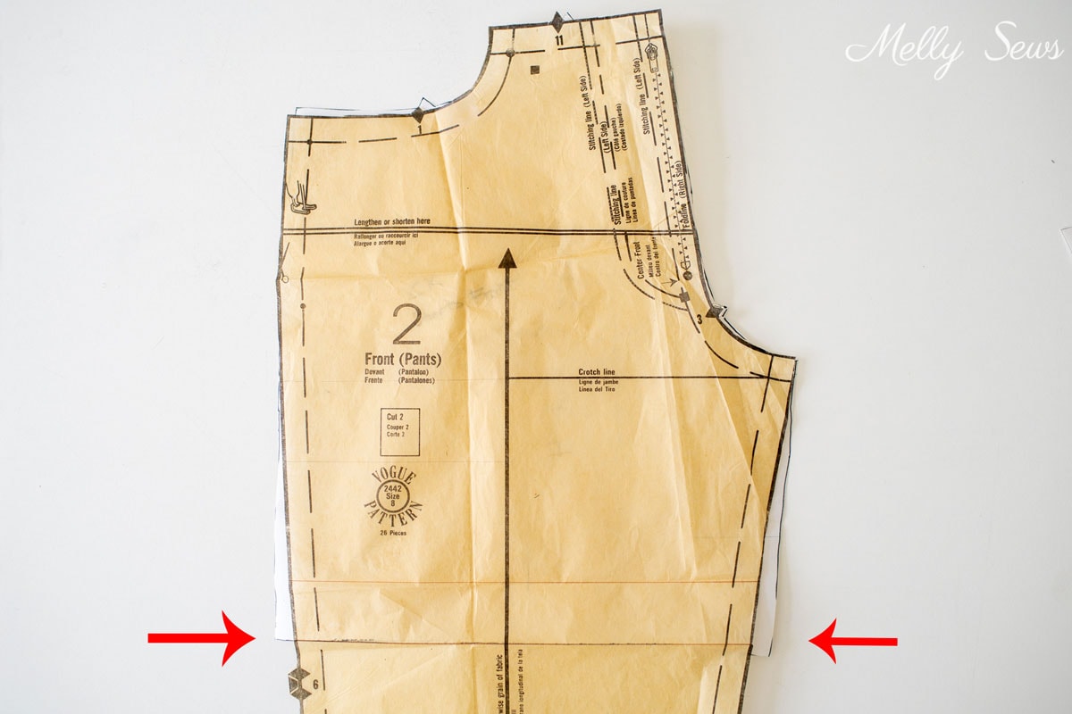DIY Jean Shorts from a Vintage Sewing Pattern - Melly Sews