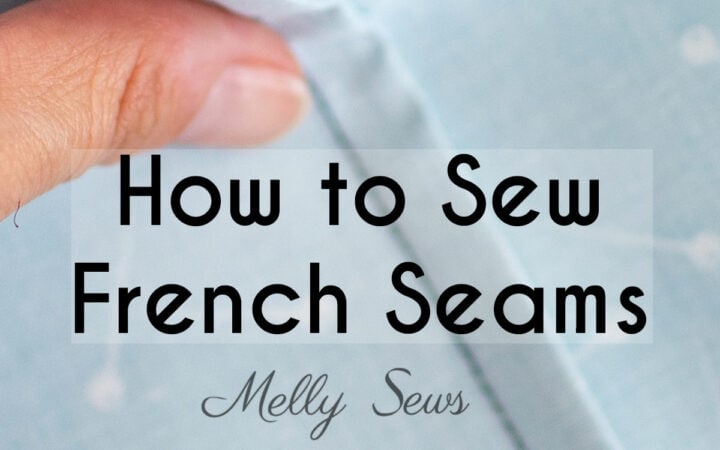 How to sew French seams - learn to sew a French seam finish