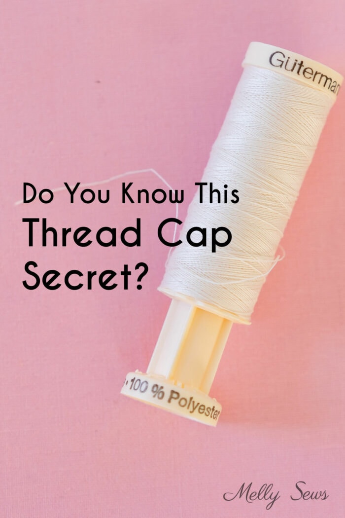 A thread cap secret not everyone knows - the cap comes off on this type of spool
