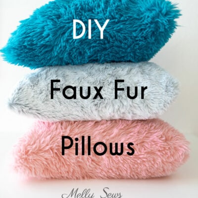 DIY Faux Fur Pillow: A Simple Step By Step Tutorial