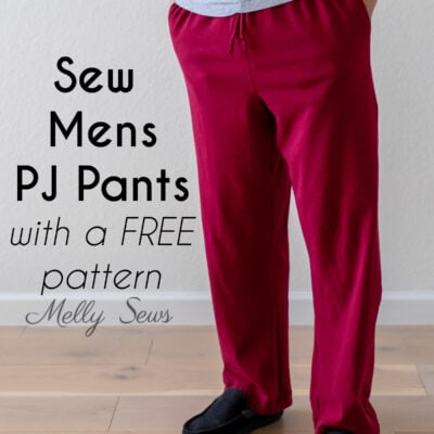Mens Pajama Pants Pattern: Easy Beginner Sewing Tutorial