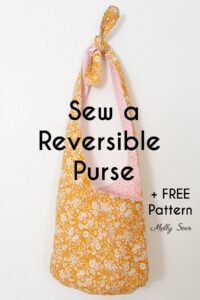 Sew a reversible bag with a free purse pattern