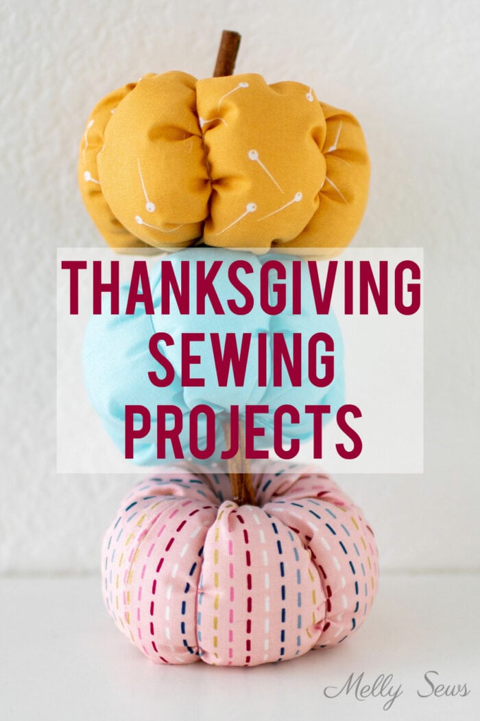 Thanksgiving projects to sew for home