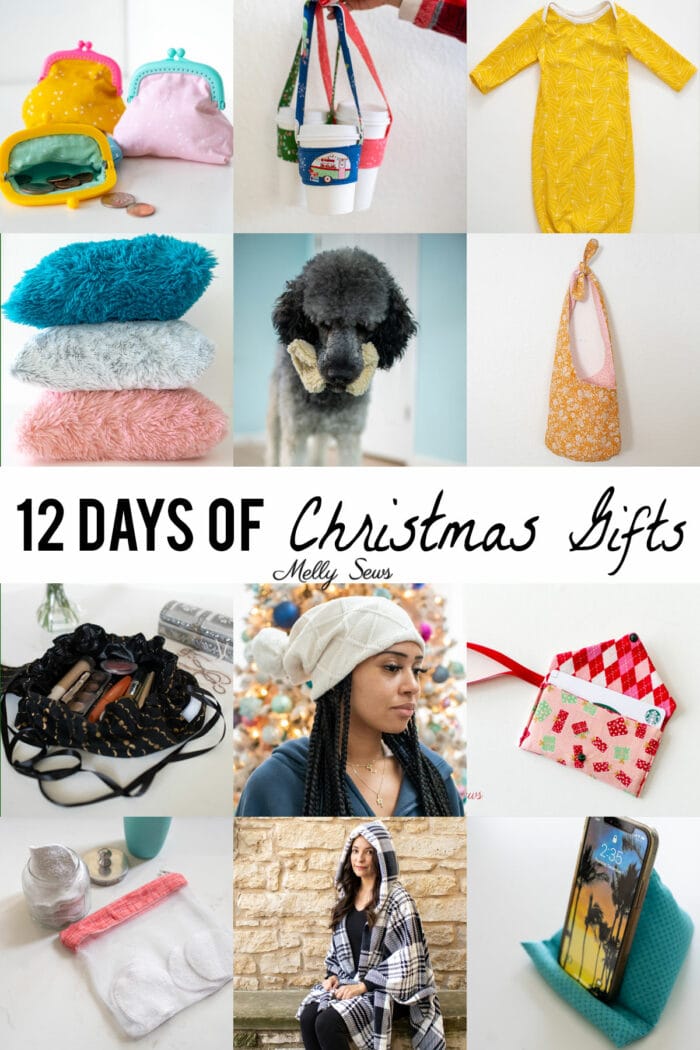 Images of 12 Days of Christmas Gifts to sew 