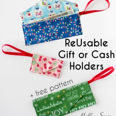 How To Sew A Gift Card Holder or Reusable Cash Envelope