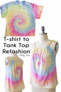 Turn a T-shirt into a Tank Top with this Refashion tutorial