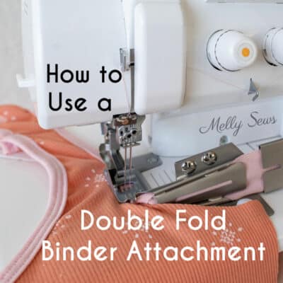 How to Use a Coverstitch Binder Attachment Video Tutorial