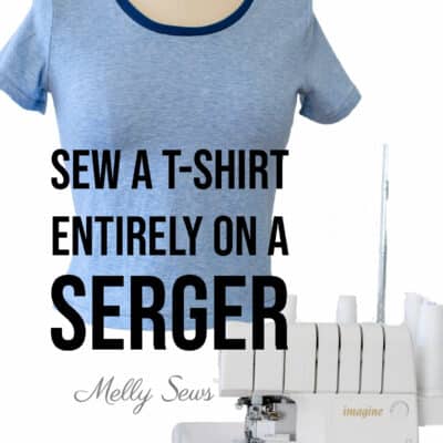 How To Sew A T-Shirt Using a Serger Only: Step By Step Guide
