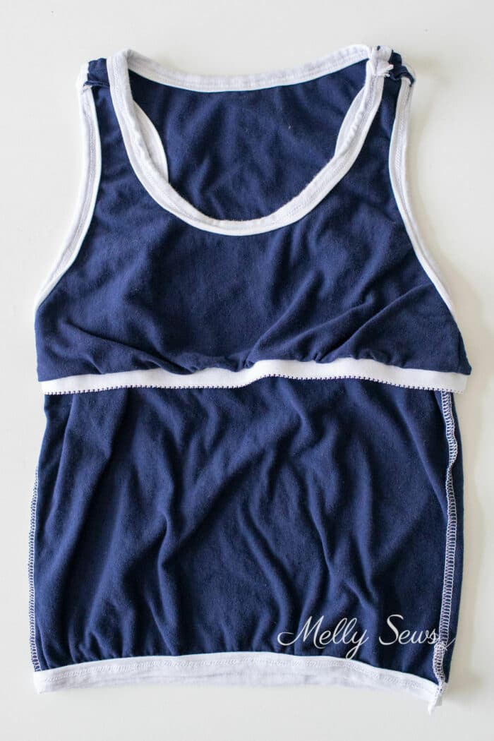 Sew A Racerback Tank Top - Free Pattern and Video Tutorial - Melly Sews